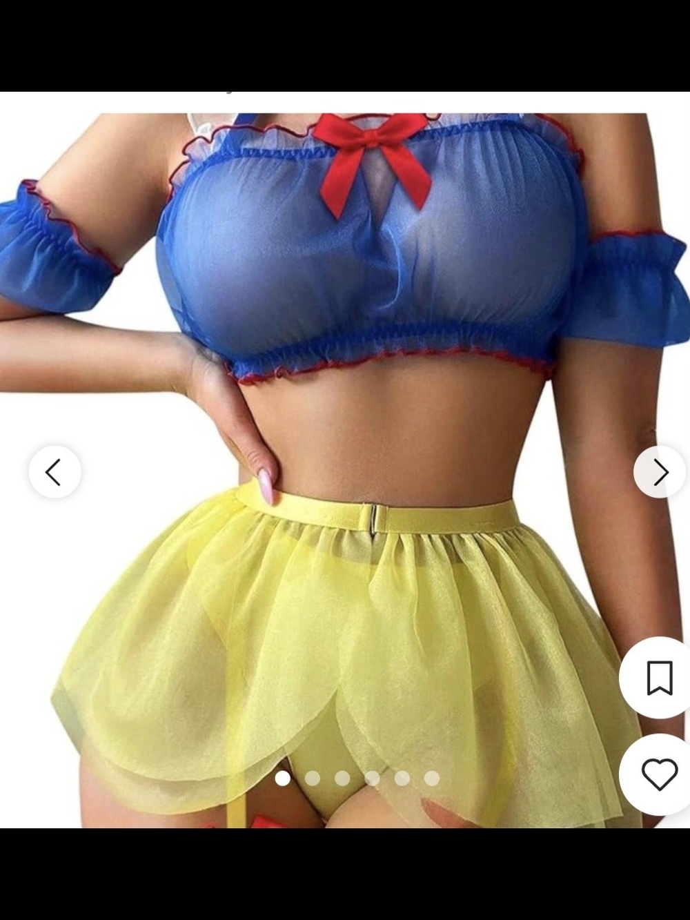 Sheer Sexy Snow White Costume